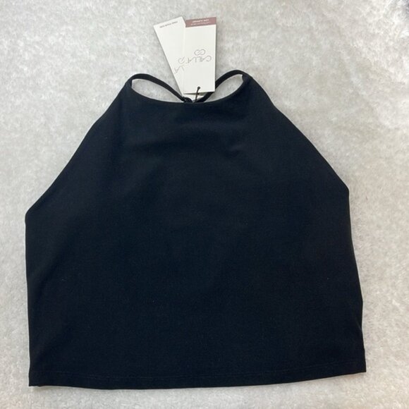 CALIA Women's LustraLux Cross Back Crop Top - Picture 5 of 11